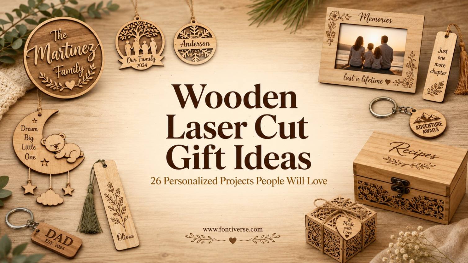 Wooden Laser Cut Gift Ideas 26 Personalized Projects People Will Love