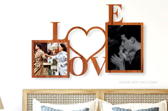 Wooden Laser Cut Gift Ideas: 26 Amazing Personalized Project 10 Wooden photo Frames Big Bundle LaserCut Graphics 25730102 8 580x386 1
