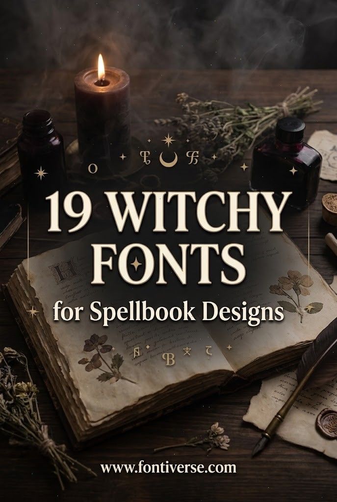 Halloween Witchy Fonts: 19 Best Picks for Spellbooks 29 Halloween Witchy Fonts: 19 Best Picks for Spellbooks