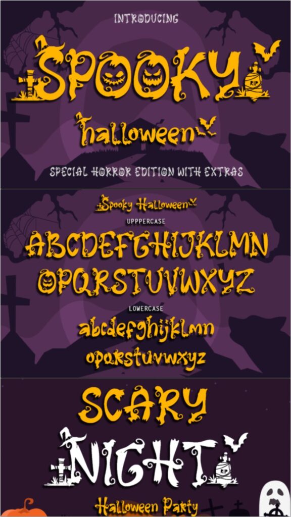 30 Best Halloween Fonts for Spooky Designs That Stand Out 19 gandr collage 11 1