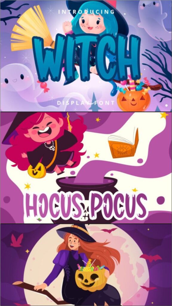 Halloween Witchy Fonts: 19 Best Picks for Spellbooks 14 gandr collage 3 1