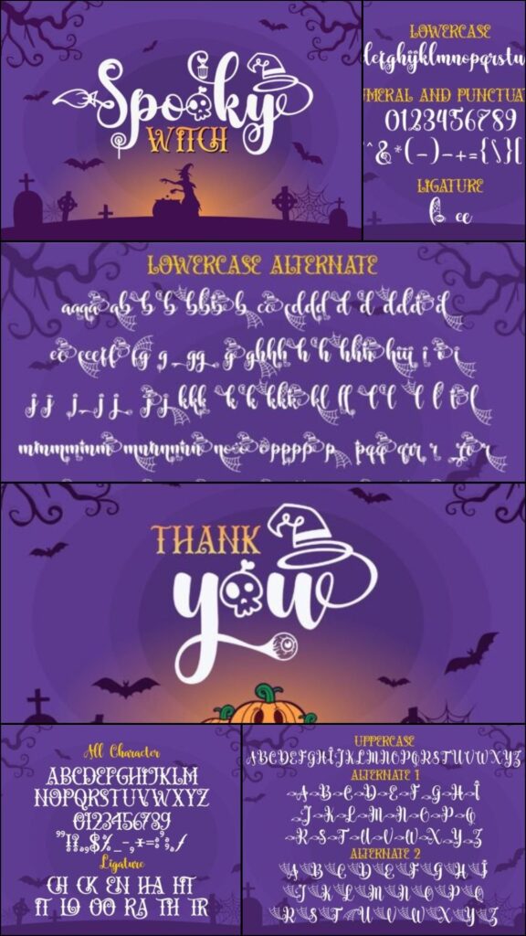 Halloween Fonts: 44 Best Picks for Cards, Signs & Cricut 4 gandr collage 38 1
