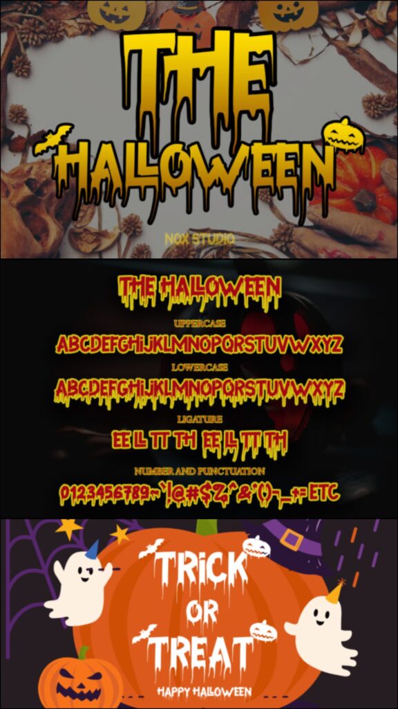 Halloween Fonts: 44 Best Picks for Cards, Signs & Cricut 5 gandr collage 39