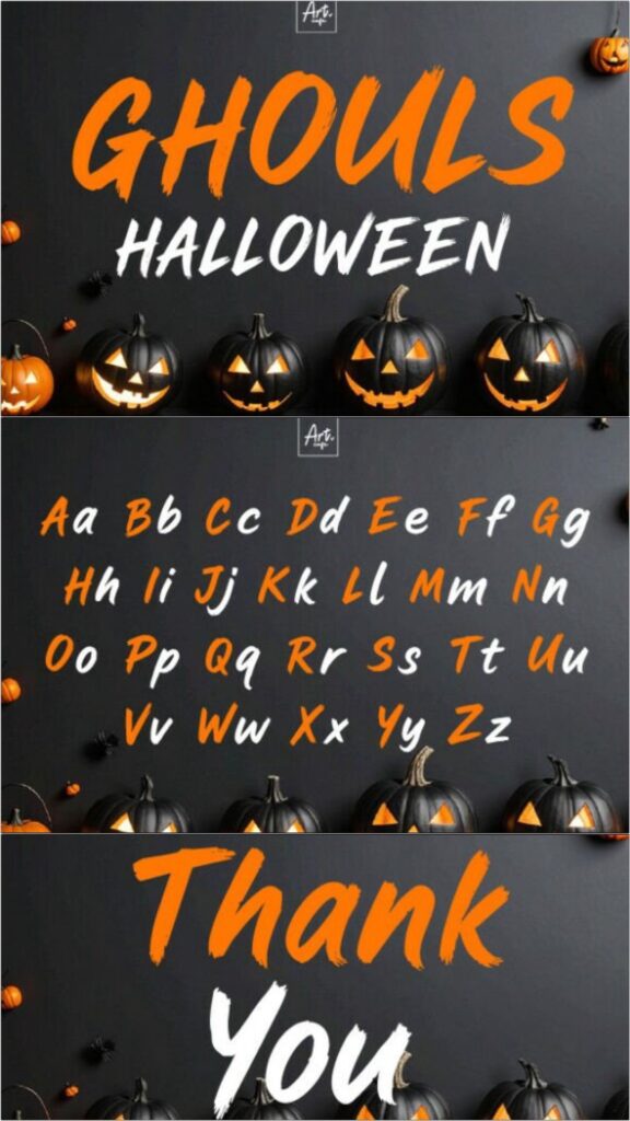 Halloween Fonts: 44 Best Picks for Cards, Signs & Cricut 6 gandr collage 40 1