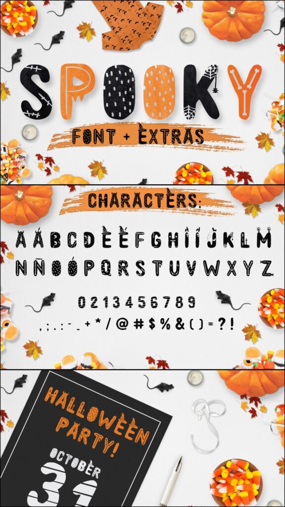 Halloween Fonts: 44 Best Picks for Cards, Signs & Cricut 17 gandr collage 41 1