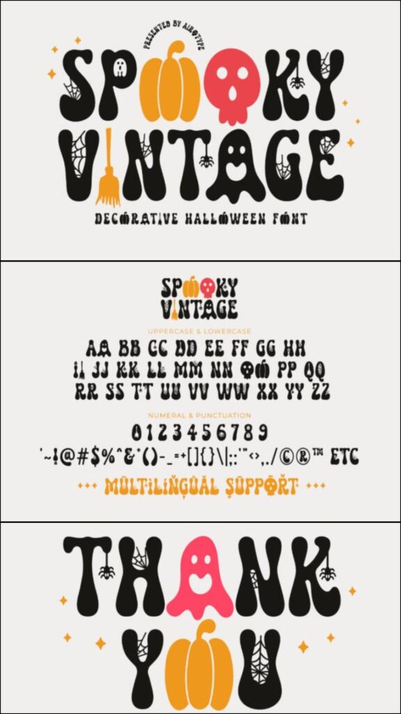 Halloween Fonts: 44 Best Picks for Cards, Signs & Cricut 26 gandr collage 42
