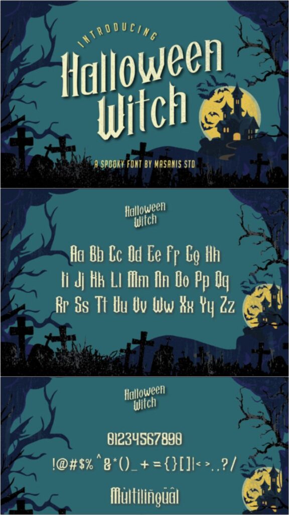 Halloween Fonts: 44 Best Picks for Cards, Signs & Cricut 63 gandr collage 45 1