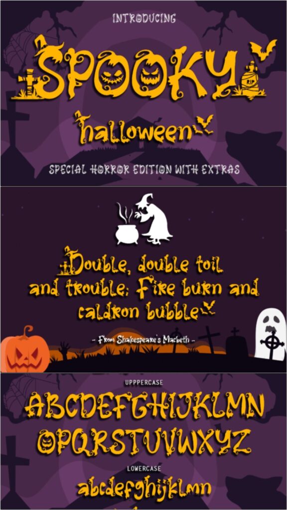47 Best Halloween Fonts for Crafts, Parties, and Products 3 gandr collage 52 1