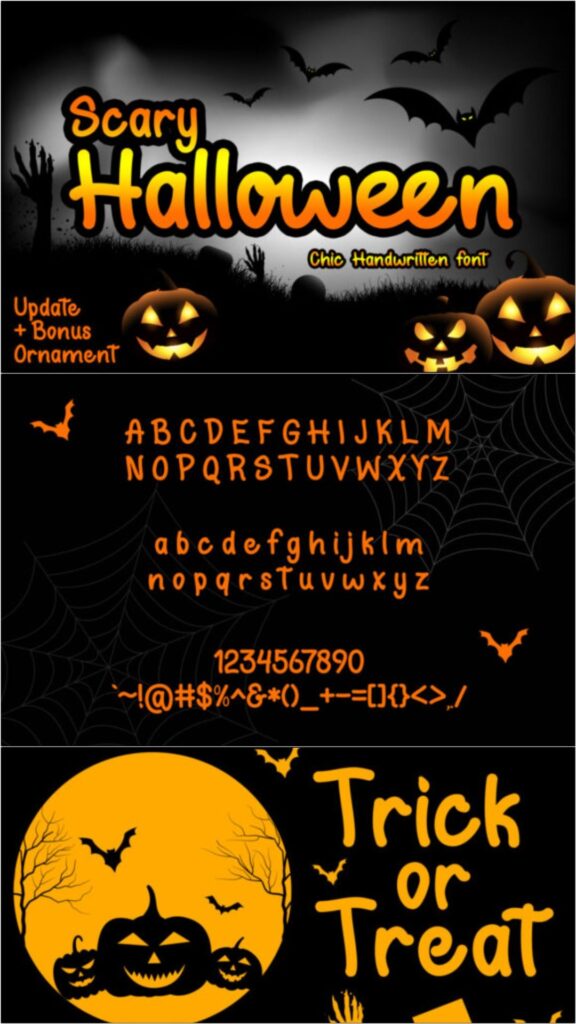 47 Best Halloween Fonts for Crafts, Parties, and Products 8 gandr collage 53 1