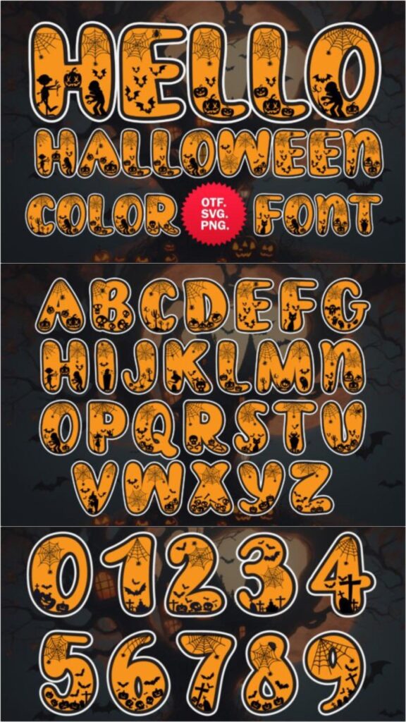 47 Best Halloween Fonts for Crafts, Parties, and Products 19 gandr collage 55 1