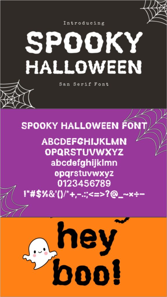 47 Best Halloween Fonts for Crafts, Parties, and Products 20 gandr collage 56