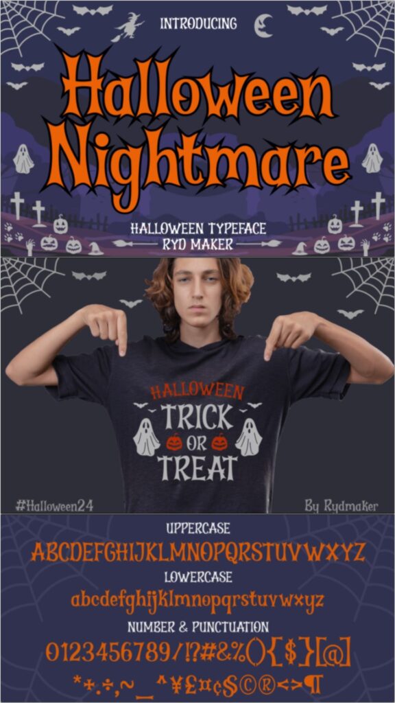 47 Best Halloween Fonts for Crafts, Parties, and Products 21 gandr collage 57 1