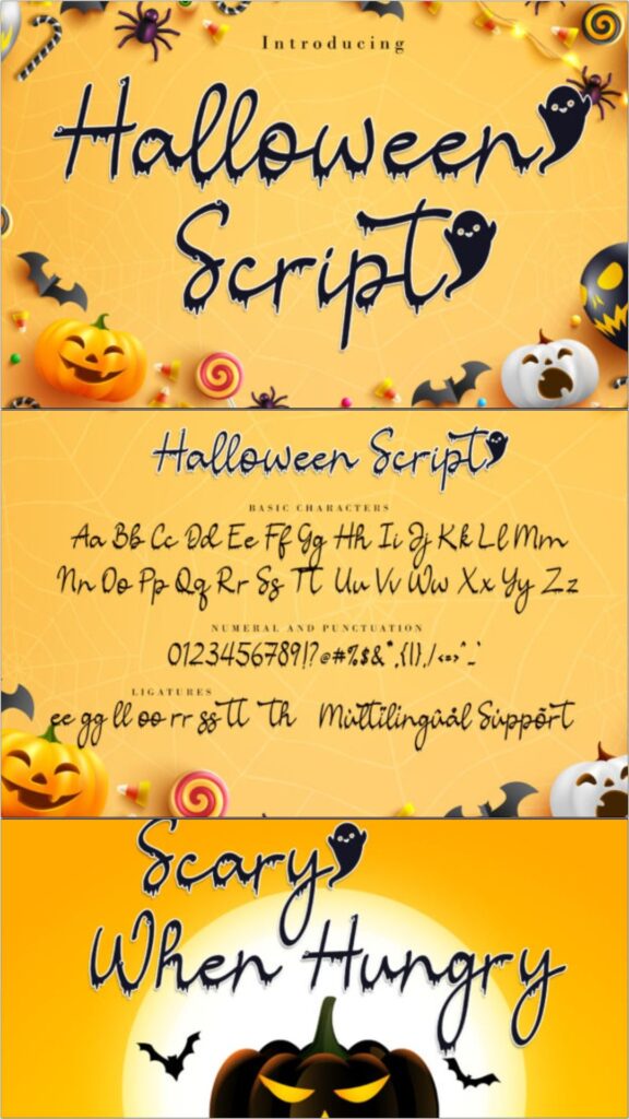 47 Best Halloween Fonts for Crafts, Parties, and Products 24 gandr collage 60 1