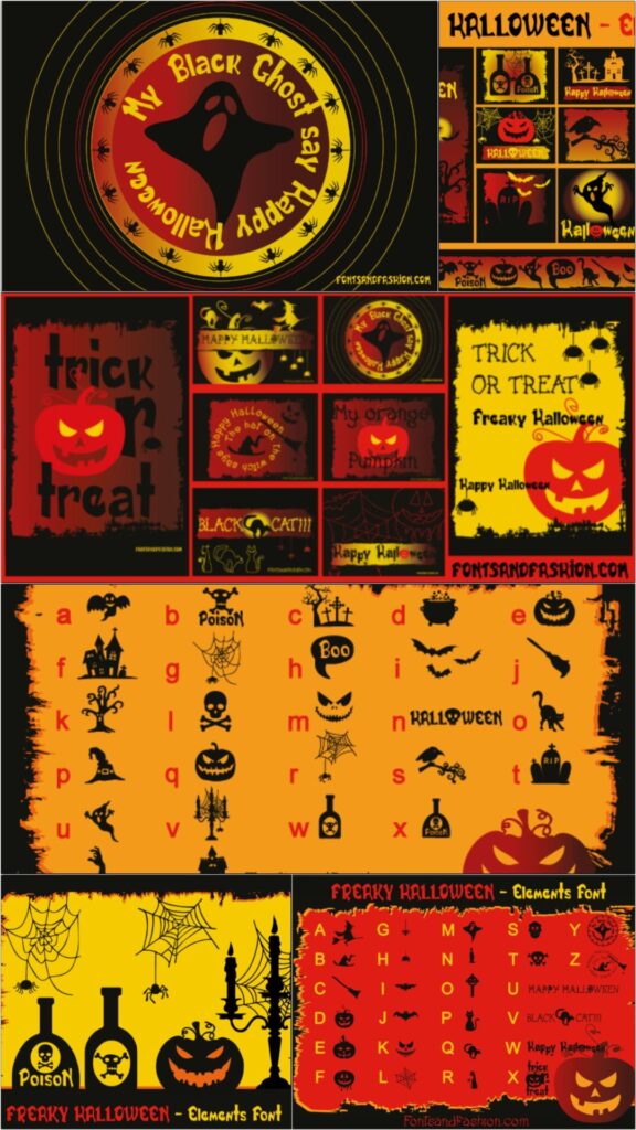 47 Best Halloween Fonts for Crafts, Parties, and Products 33 gandr collage 61 1