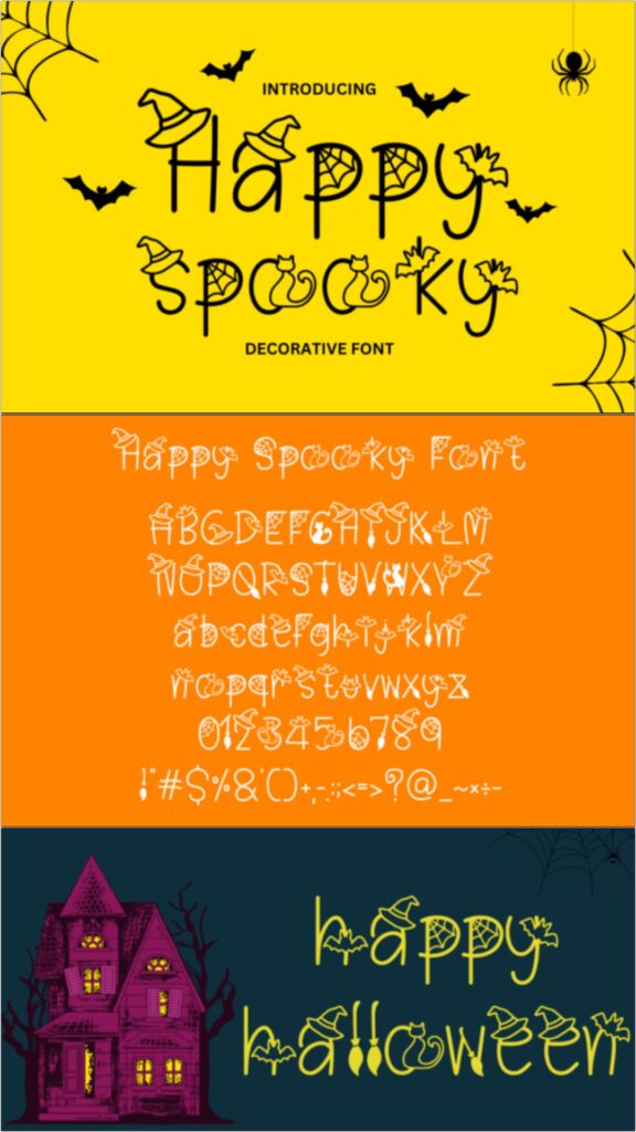 47 Best Halloween Fonts for Crafts, Parties, and Products 43 gandr collage 63