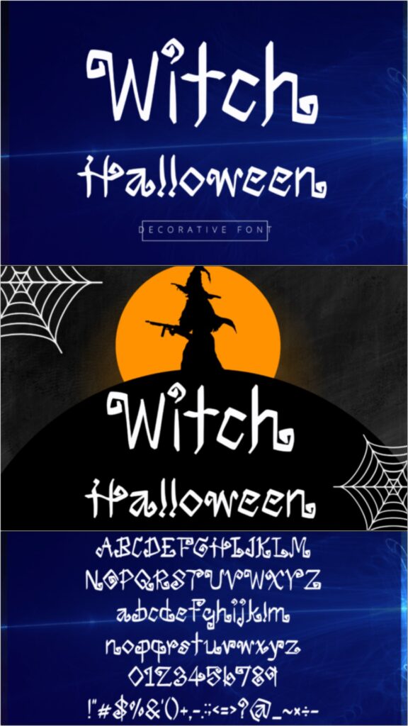 47 Best Halloween Fonts for Crafts, Parties, and Products 70 gandr collage 65