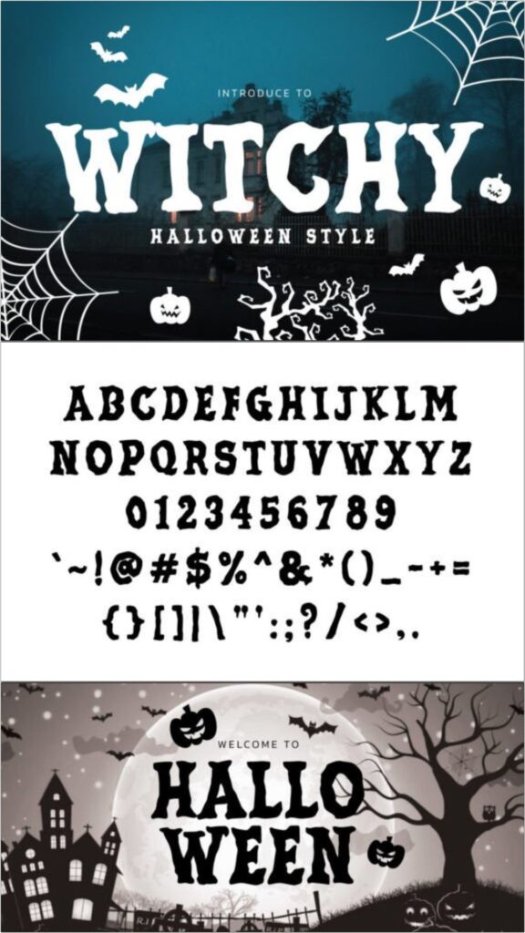 47 Best Halloween Fonts for Crafts, Parties, and Products 71 gandr collage 66 1