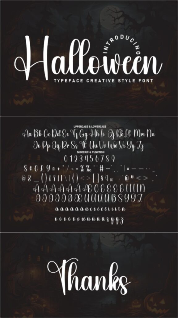 47 Best Halloween Fonts for Crafts, Parties, and Products 75 gandr collage 68