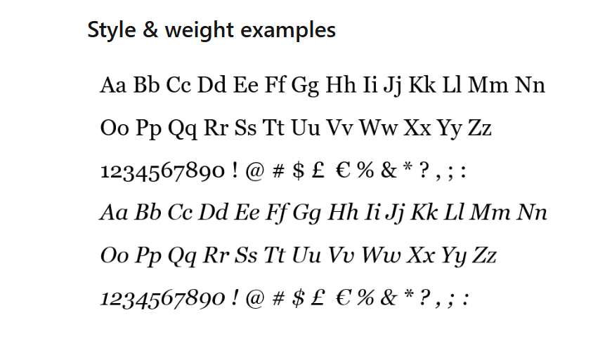17 Best Fonts for Websites That Stay Readable on Every Screen 18 Examples of font styles and weights displayed in a grid format.