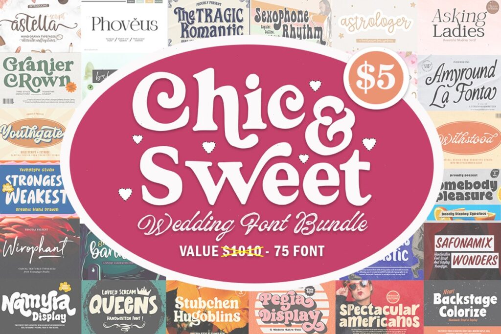 12 Best Handwritten Font Bundles for Wedding Invitations 5 jhi2tnbkaq