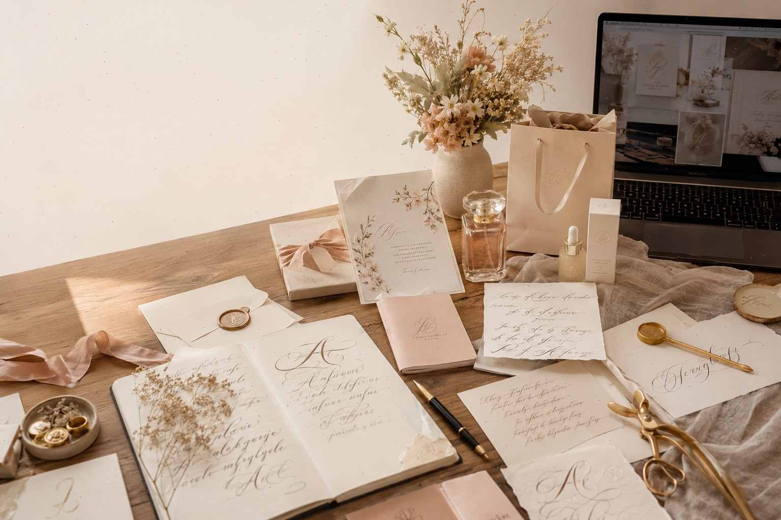 33 Best Feminine Script Fonts for Elegant Branding & Wedding Design