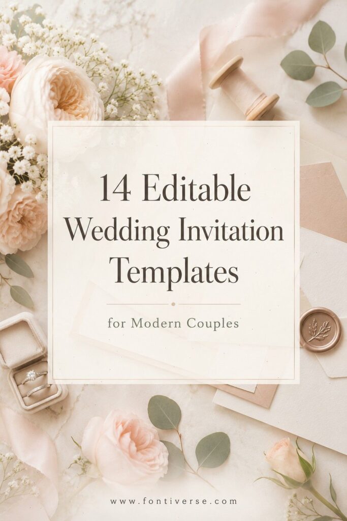 14 Editable Wedding Invitation Templates for Modern Couples 30 14 Editable Wedding Invitation Templates for Modern Couples