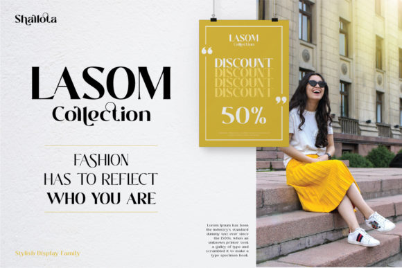 Stylish Display Fonts: 25 Bold Picks Designers Will Love 64 shallota Fonts 9646147 3 580x387 1