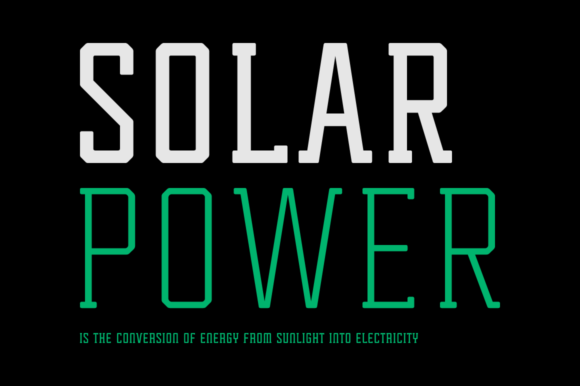 14 Fonts Similar to Rockwell Extra Bold: Bold Alternatives 3 tecnica slab creative fabrica poster 2 580x386 1