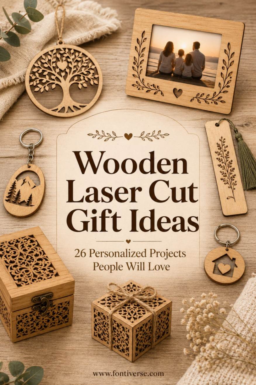 Wooden Laser Cut Gift Ideas: 26 Amazing Personalized Project 31 Wooden Laser Cut Gift Ideas: 26 Amazing Personalized Project