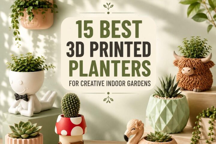 15 Best 3D Printed Planters for Creative Indoor Gardens