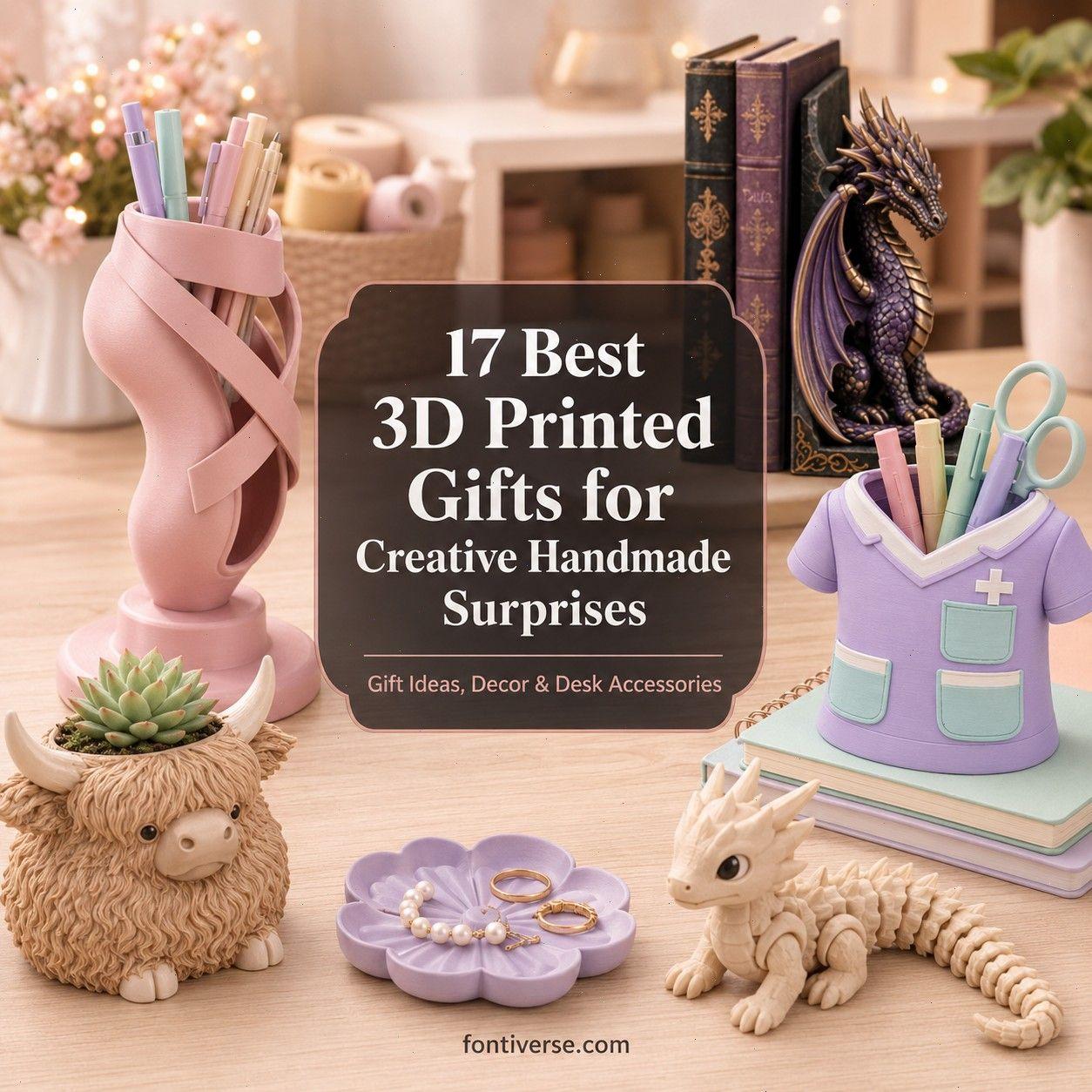 16 Best 3D Printed Gifts for Creative Handmade Surprises