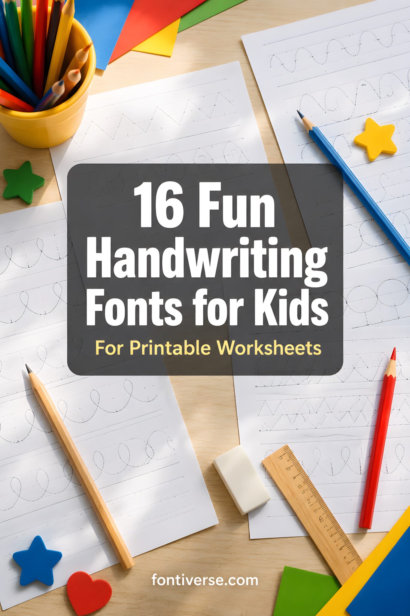 Fun handwriting fonts for kids