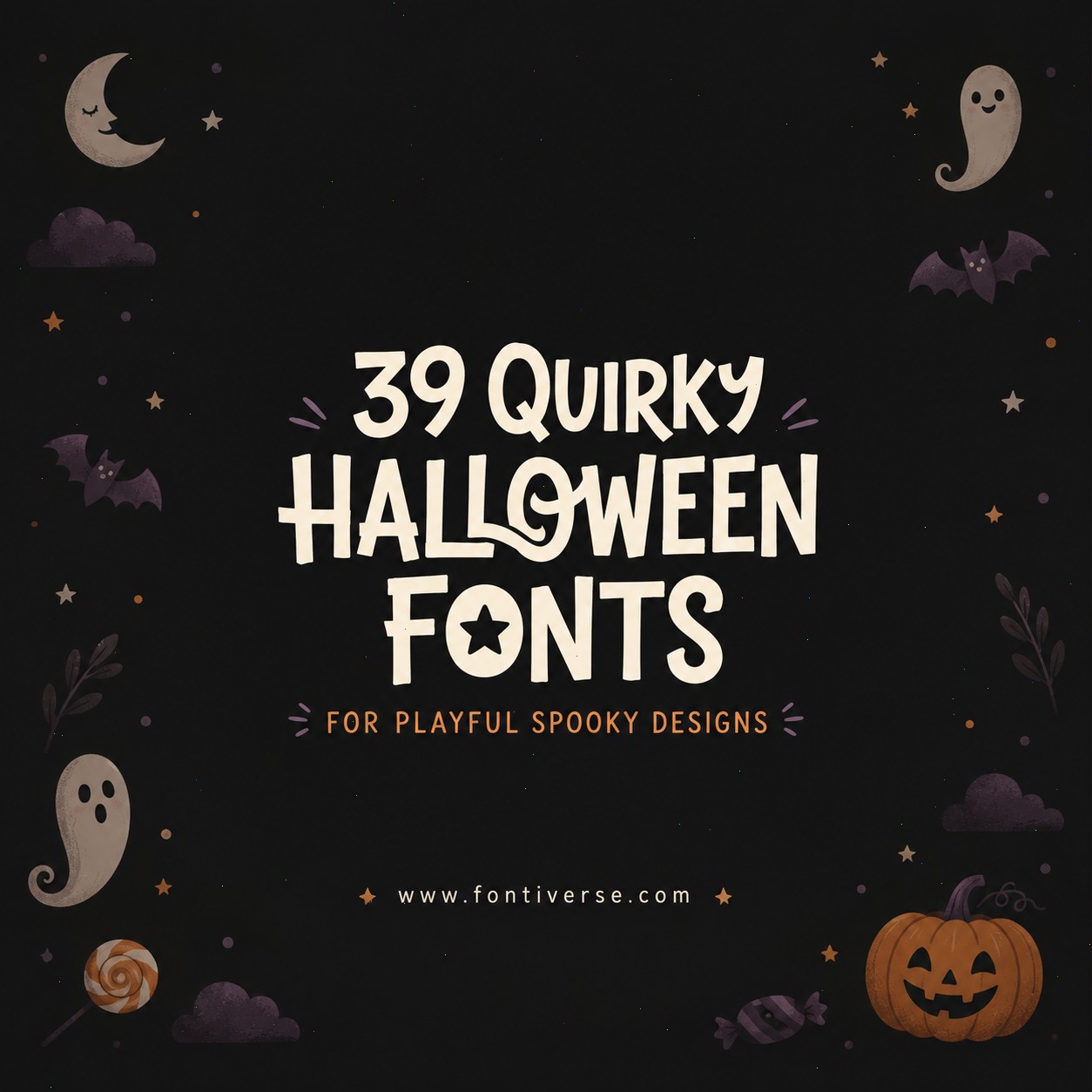 39 Quirky Halloween Fonts for Playful Spooky Designs