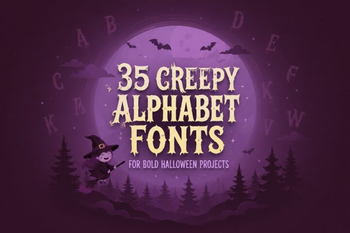 35 Creepy Alphabet Fonts for Bold Halloween Projects