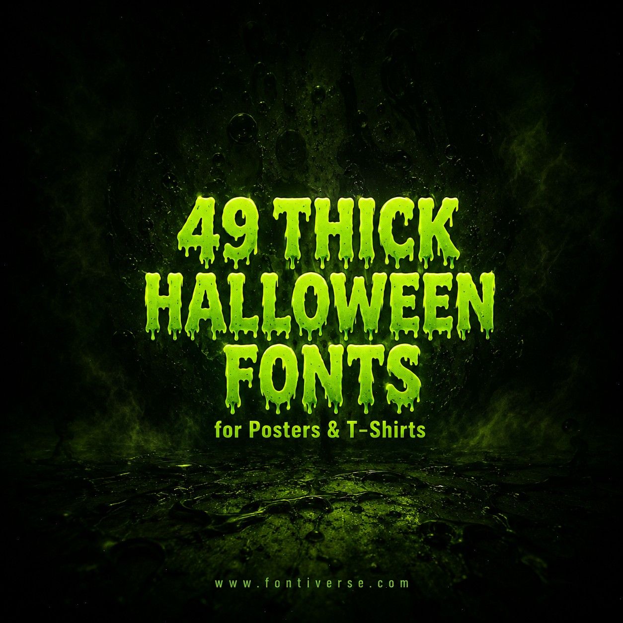 49 Thick Halloween Fonts for Bold Posters and T-Shirts