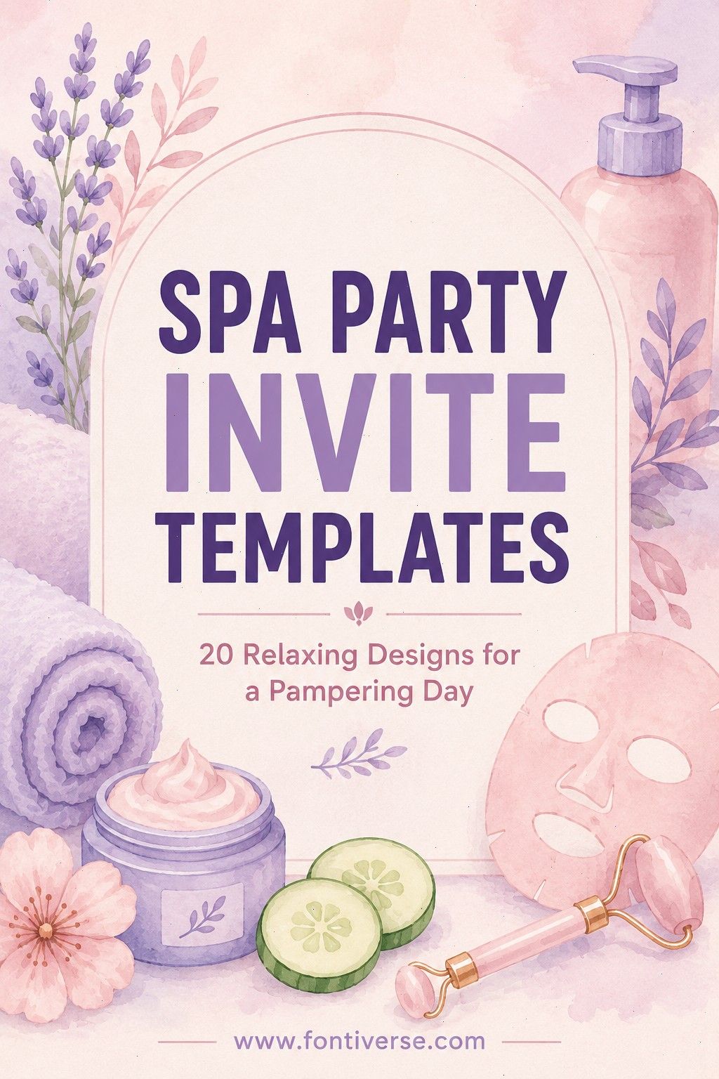 Spa Party Invite Template: 20 Beautiful Designs 22 5looj51z6v 1
