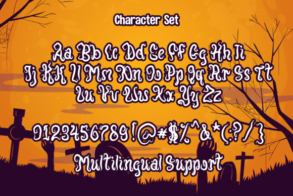 28 Halloween Fonts for Stickers & Labels That Print Clearly 21 Afterlife Party Fonts 5325045 7 580x387 1