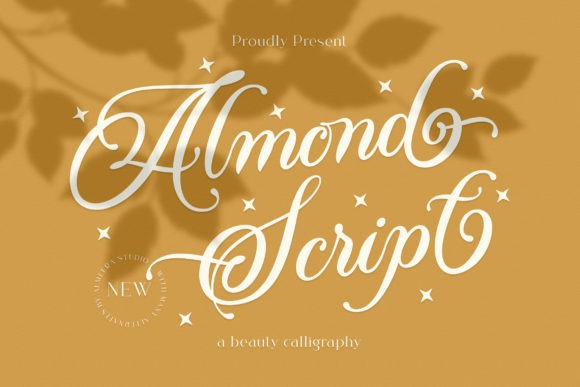 Almond Script Calligraphy Font — calligraphy fonts Almond Script calligraphy font for elegant wedding invitations — calligraphy fonts