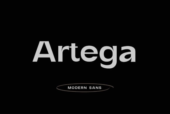 Artega Font for Clean Designs — Canva Fonts Artega font displayed in a minimalist style — Canva Fonts