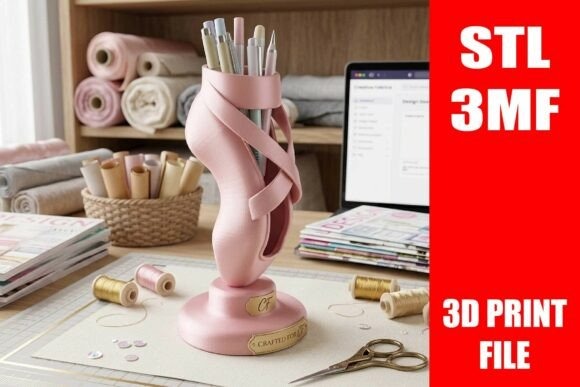Ballet Shoe Pen Holder Ballet shoe pen holder for dancers and teachers