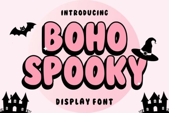 Halloween Bubble Letter Fonts: 27 Cute Spooky Picks 5 Boho Spooky Fonts 126359843 1 1 580x387 1