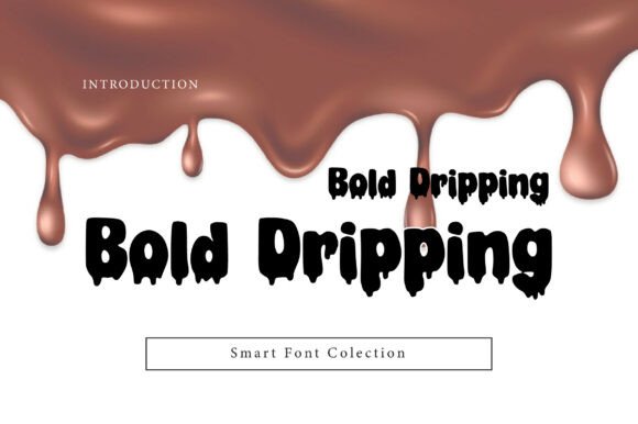 49 Thick Halloween Fonts for Bold Posters and T-Shirts 7 Bold Dripping Halloween font design with a dripping effect.