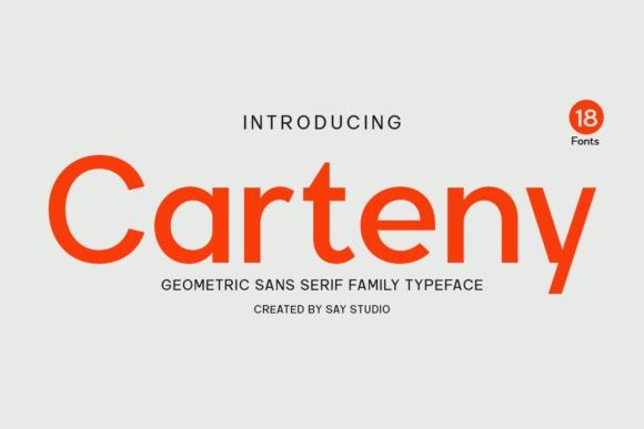 21 Canva Fonts for Clean Professional Designs 18 Carteny geometric sans-serif font family for professional designs — Canva Fonts