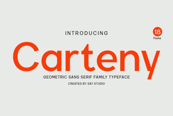 Carteny Geometric Sans Family — Canva Fonts Carteny geometric sans-serif font family for professional designs — Canva Fonts