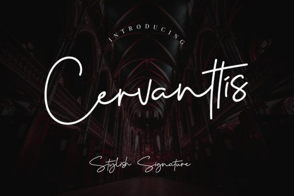 Cervanttis Script Font — Canva fonts for professional branding Cervanttis Script font showcasing elegant handwritten style for branding. — Canva fonts for professional branding