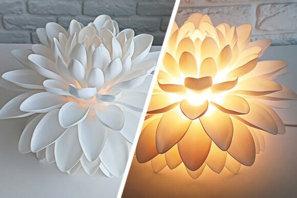 Chrysanthemum Night Light Lamp
