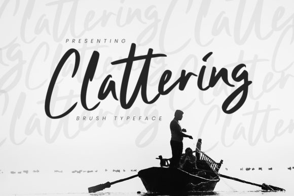Clattering Typeface — Canva fonts for professional branding Canva fonts for professional branding featuring Clattering typeface