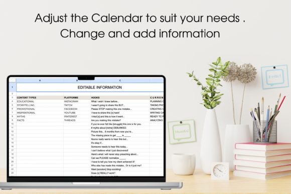 12 Google Sheets Templates for Design Project Mgt 19 Editable content calendar template in Google Sheets for design project — Google Sheets templates for design project