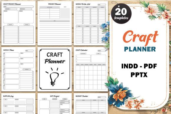 14 Top Printable Craft Project Planner Templates for Makers 2 Printable craft project planner templates with various sections for organization.