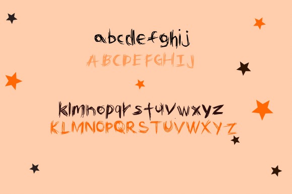 34 Halloween Lettering Fonts: Creepy Hand-Drawn Style 44 Halloween lettering fonts featuring spooky handwritten style.